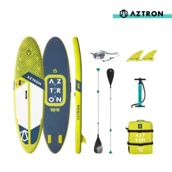 Aztron Nova Compact 10’0″ Inflatable SUP + Paddle Package 2022