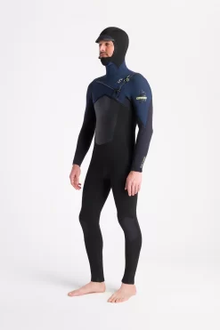 C-Skins NuWave Rewired 5/4mm Hooded Chest Zip Full Wetsuit