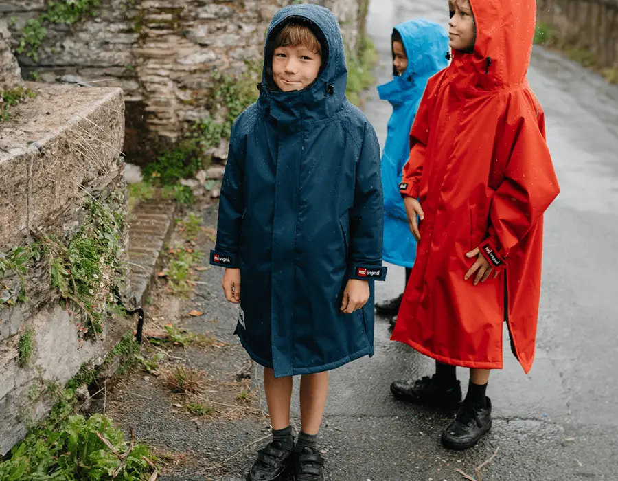 Red Kid’s Dry Pro Long Sleeve Junior Jacket - Image 5