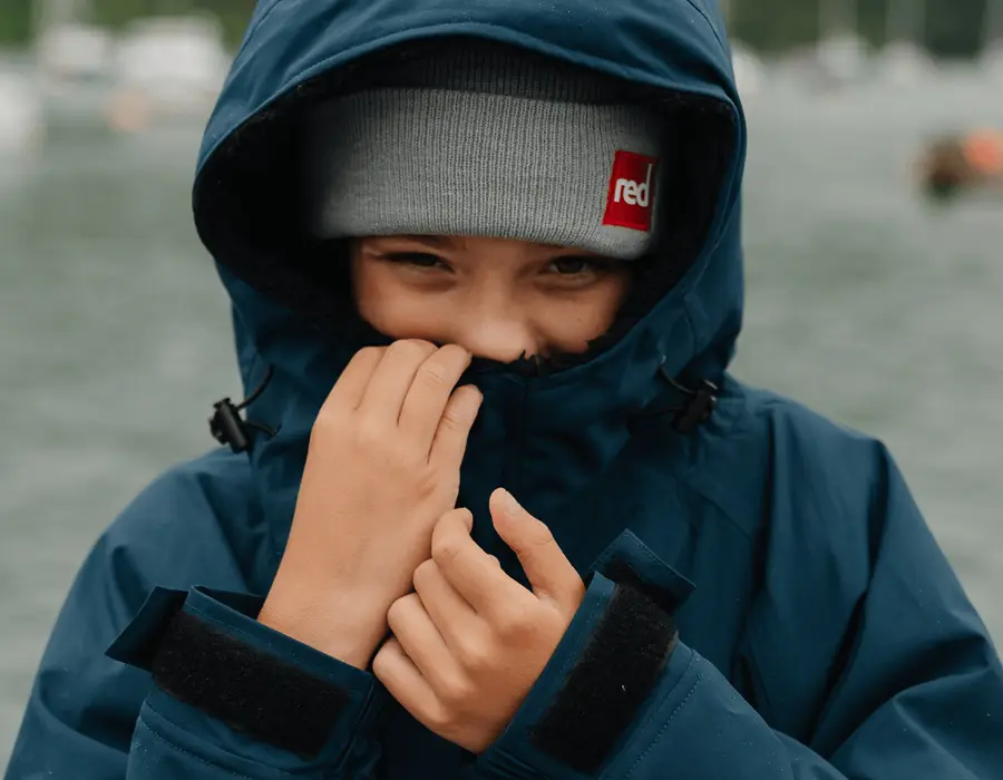 Red Kid’s Dry Pro Long Sleeve Junior Jacket - Image 4